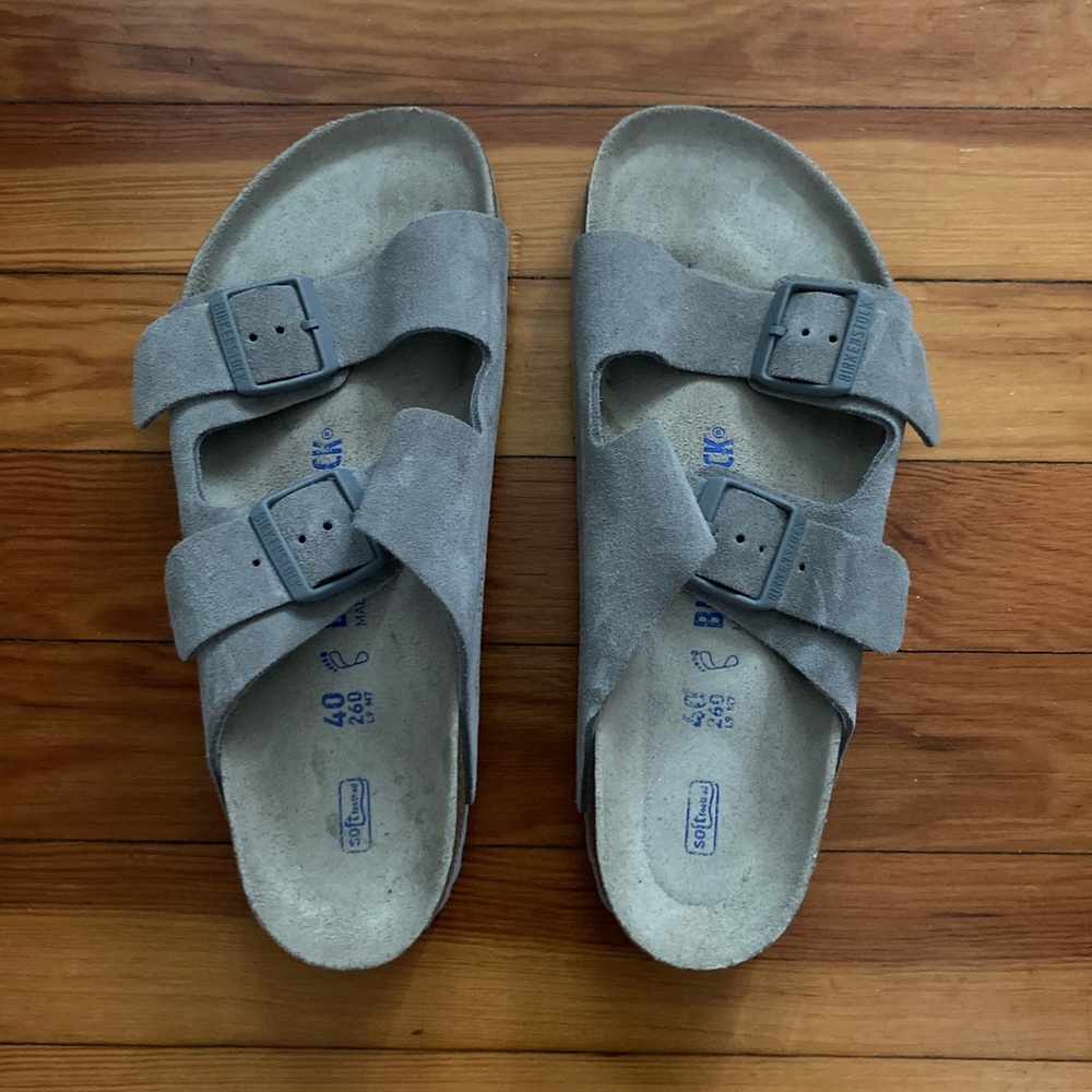 Gray Birkenstock Arizona 40